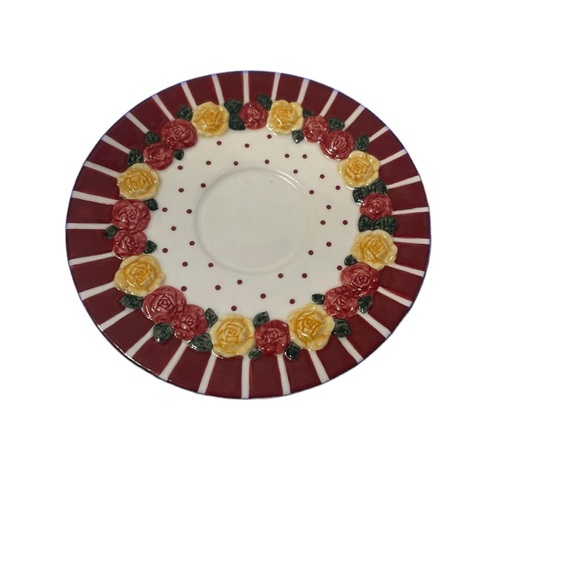 Sandy’s Closet Ruby Teacup and Saucer #18303 Yr 2001 Sandy Lynam Clough - Picture 8 of 8